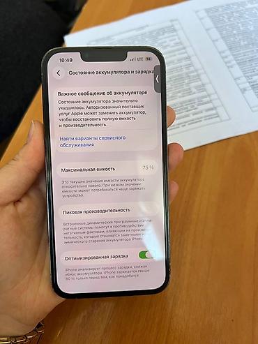 Apple iPhone: IPhone 13 Pro, Sierra Blue, Чехол, 75 % — 2