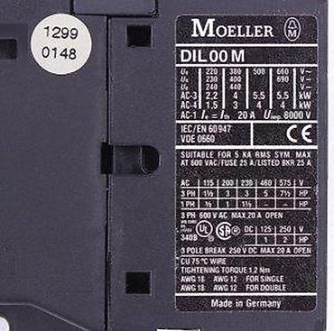Ostali elektro materijali: Moeller DIL00M-01 kontaktor - Tip: elektromagnetni kontaktor za — 18