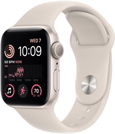 apple watch 44 mm: Apple Watch SE (2023) with Aluminum Case 44mm (S/M) Состояние 10/10