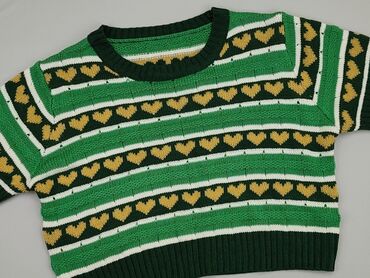 zielone plisowane spódnice: Sweter, Shein, S (EU 36), condition - Very good