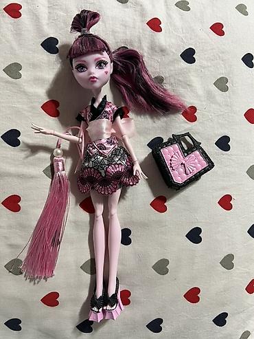 готические вещи: Кукла Monster High в розово-чёрном образе с аксессуарами. Яркая — 1