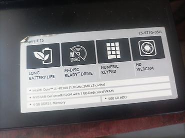 asus зарядка: Acer Aspire E15 (модель E5-571G-35LJ) - Экран 15.6", HD - Процессор — 3