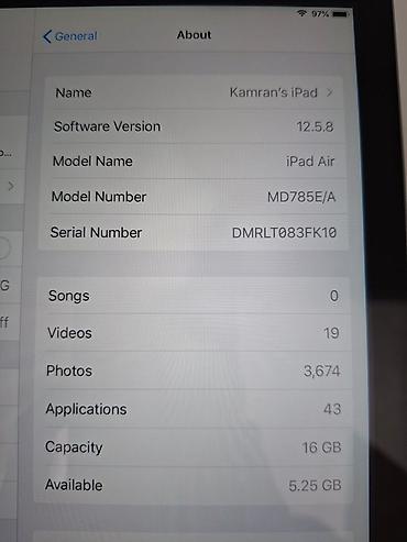 tab: İşlənmiş Apple iPad Air, 9,7", < 64 GB, Ünvandan götürmə — 4