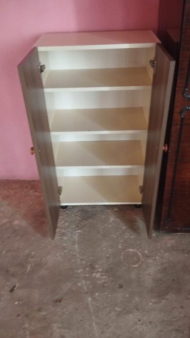 dola: İki qapılı ayaqqabı şkafı Kredit var✅ - Material: laminat/DMF əsaslı — 2