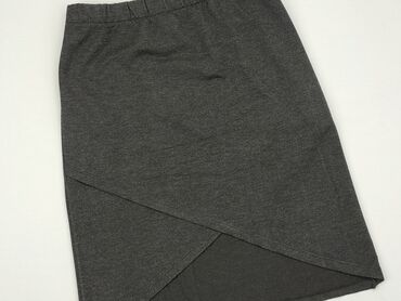 szara spódnice dżinsowe: Spódnica, XL, stan - Dobry