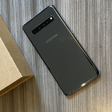 samsung galaxy s10 5g цена: Samsung Galaxy S10 5G, Б/у, 256 ГБ, цвет - Черный, В рассрочку, 1 SIM, eSIM