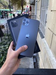 Apple iPhone: IPhone 11 Pro Max, 64 GB, Space Gray, Simsiz şarj, Zəmanət, Sənədlərlə — 1