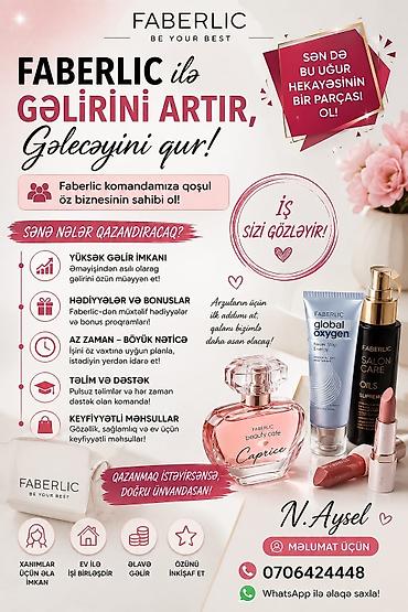zirve iş merkezi: Faberlic ilə gəlirini artır, gələcəyini qur! Faberlic komandasına — 1