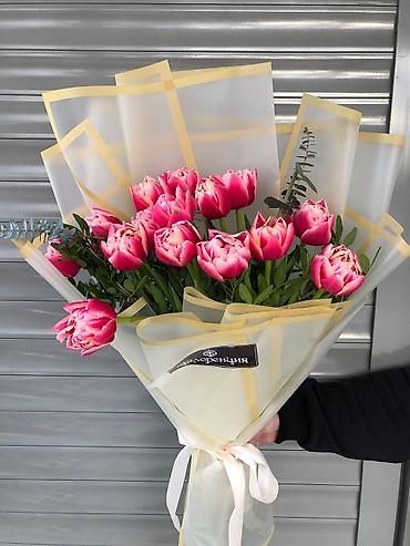 Букеты из живых цветов: Тюльпаны оптом только до 6марта ! Свежие хрустящие сортовые — 7