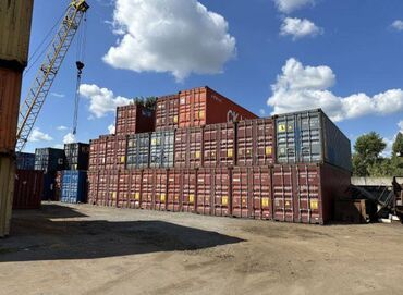бизнес на иссык куле: Морской контейнер 40 футов и 20 футов, б/у и новый, стандартной и