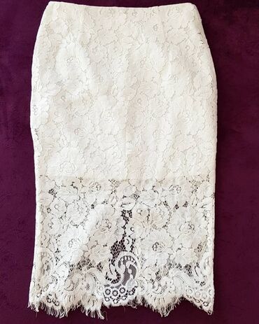 kožne suknje orsay: S (EU 36), M (EU 38), Mini, color - White