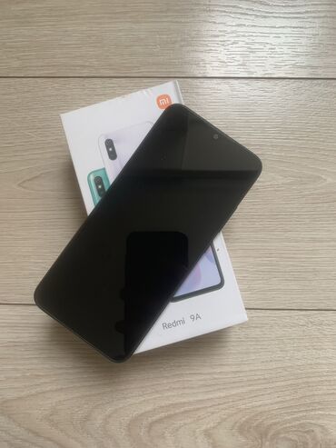 цены на бу айфоны: Redmi, Redmi 9A, Колдонулган, 32 ГБ, түсү - Кара, 2 SIM