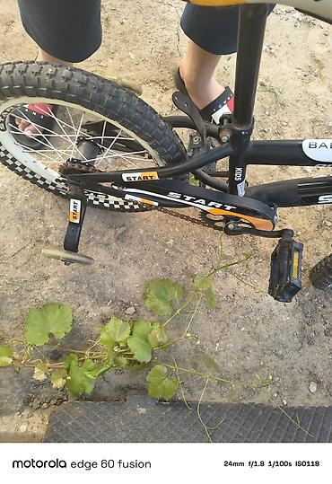 велосипед старт: Uşaq velosipedi – START Kids Bike - Rəng: qara-narıncı aksentlər, ağ — 1