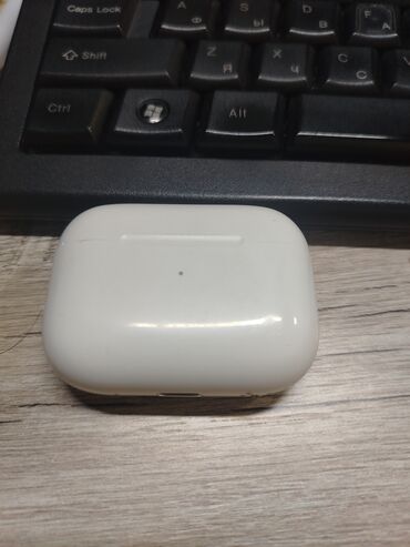 Микрофоны: Б/у Беспроводные (Bluetooth) Наушники, Apple, цвет - Белый
