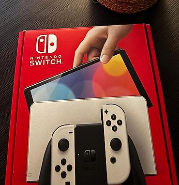 Nintendo Switch: Nintendo Switch Oled. Ag rengde. Bir nece aydir almisham, cox az — 7