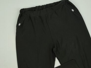 Material trousers for women, size 8XL