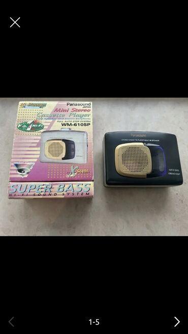 Фото и видеокамеры: MP3 player satılır.Kaset ilə oxunur.Qutusu var.Səliqəli qalıbdır.Real