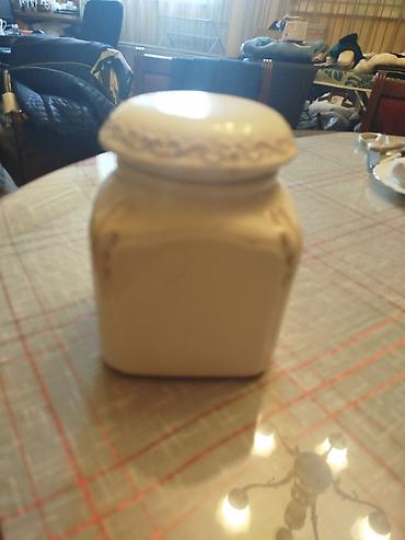 Ostalo posuđe: Stara retro ukrasna dekorativna cinija posuda za kafu - vintage — 7