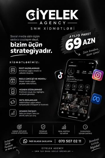 xidmət: Çiyələk Agency – SMM Xidmətləri Sosial media bizim üçün sadəcə — 1