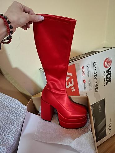 Čizme: Čizme, 36, bоја - Crvena — 4