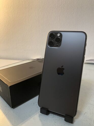 Apple iPhone: IPhone 11 Pro Max, 256 GB, Space Grey, Wireless charger, Face ID