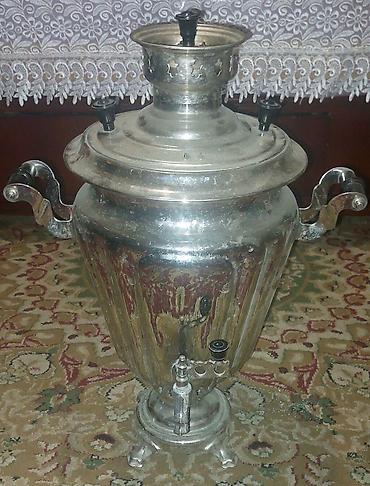 samovar 5l: Klassik metal samovar - Material: cilalanmış metal (alüminium — 4