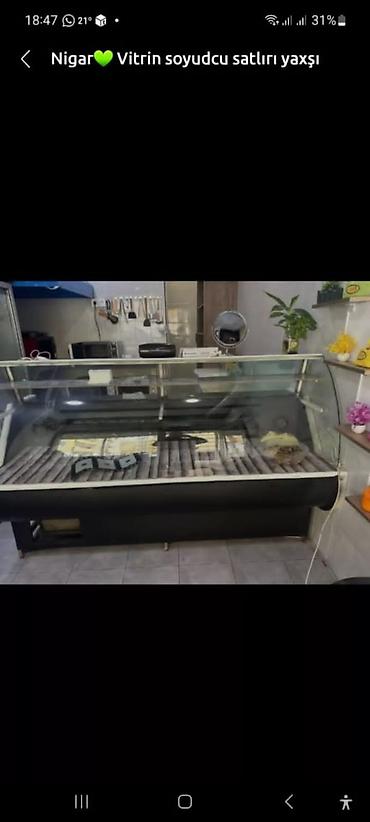Soyuducu avadanlığı: TƏCİLİ SATILIR. Vitrin tipli soyuducu vitrin - Mağaza, kafe — 1