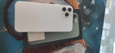 аккумулятор для айфона: IPhone 11 Pro, Колдонулган, 256 ГБ, White Titanium, Каптама, Кабель, Стилус, Бөлүп төлөө менен, 95 %