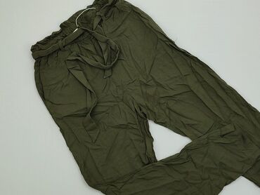 Spodnie: Spodnie H&M, XS (EU 34), stan - Idealny, wzór - Jednolity kolor, kolor - Khaki