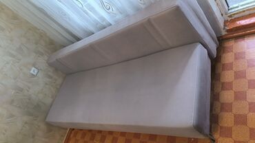 раскладной диван новый: Диван-кровать, цвет - Серый, Б/у