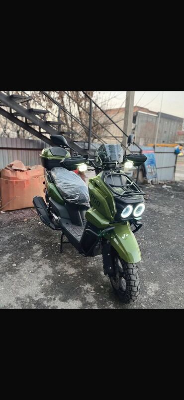 теккен мотоцикл: Скутер түрү Tank, 175 куб. см, Бензин, Жаңы, Бөлүп төлөө менен
