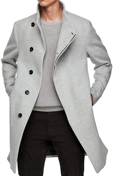 верхний одежда: Дорого ! #zara man пальто 38 % полиамид, 31 % шерсть, 31 % лиоцелл