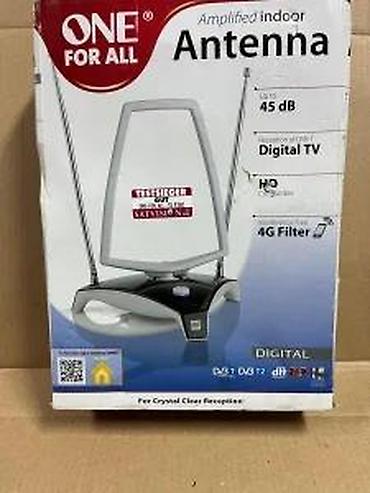 Aksesoari za TV i video: Sobna TV antena One For All – digitalna, pojačana, s 4G/LTE filtrom - — 16