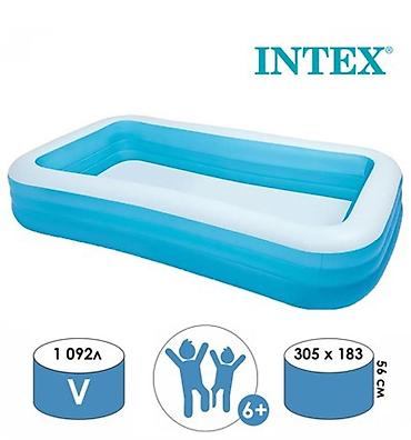 İdman və istirahət: 🌊 Elektron Nasos HƏDİYYƏ! 🎁 INTEX Şişmə Hovuz – Yay üçün ideal seçim! — 1