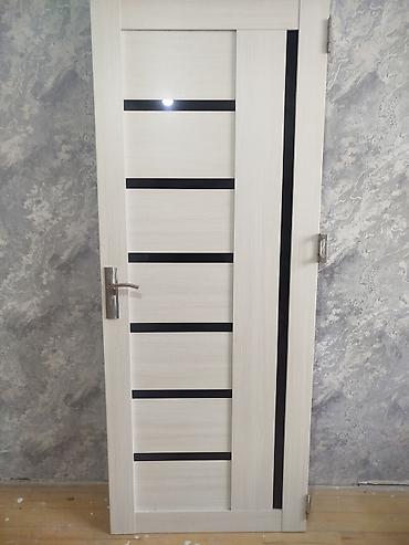 qapi sekilleri: 2 ədəd Müasir dizaynlı daxili otaq qapısı - Rəng: Açıq ağ/boz (ağac — 1