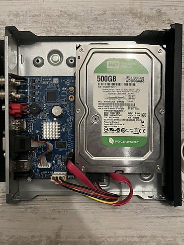 s video kabel: Müşahidə Kamerası+DVR komplekti - DVR qeydiyyatçı: daxildə WD Caviar — 2