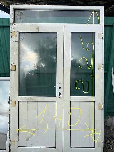тент крыша: 12 тысяч дверь и окно Продается б/у пластиковые окно и дверь цена — 2