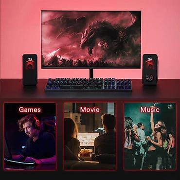 tar ucun mikrafon: Redragon GS500 Stentor Stereo Gaming Speakers 🟢 Rəsmi iş yeri olan və — 2