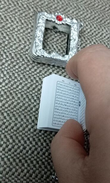 Dini kitablar: Qədimi çox kiçik ölçülü, miniatür QURAN KİTABI və kitabı — 14