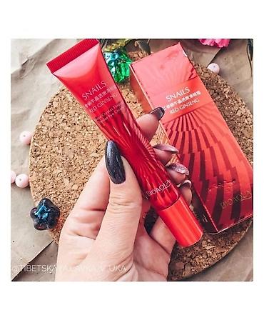 крем улитка: Омолаживающий крем bioaqua snails & red ginseng eye cream для кожи — 2