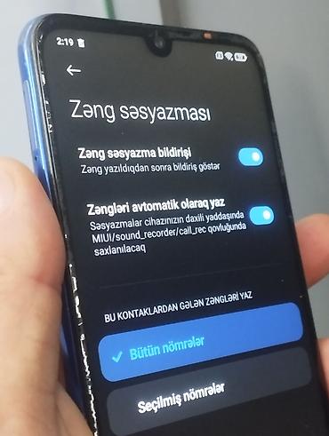 ikinci el iphone 11: Xiaomi Mi Note, 32 GB, rəng - Mavi, 
 İki sim kartlı — 4
