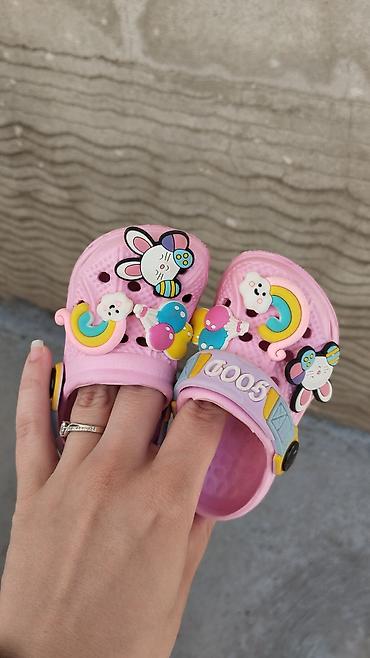 espadrile bele: Dečje klompe/sandalice – roza - Materijal: lagana, mekana EVA/guma — 1