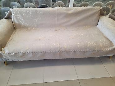 divan ortuleri: Mərmər naxışlı universal divan örtüsü - Material: yumşaq, sıx — 3