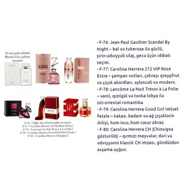Ətriyyat: Heftelerle qalici 50 ml fransuski qadin etirleri, paltari yu geyin — 16