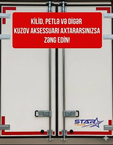 masin oturacaq uzlukleri: Kuzov və Bort üçün Ehtiyat Hissələri — Kilid, Petlə, Kanca və s