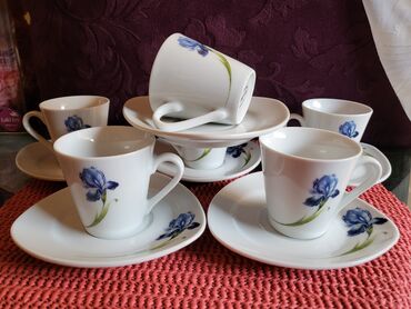 Kuhinjski setovi: Soljice nove,vintaz porcelanske za kafu. Solje pun porcelan,natpis na lalafo.rs — 2 Kuhinjski setovi: Soljice nove,vintaz porcelanske za kafu. Solje pun porcelan,natpis — 2