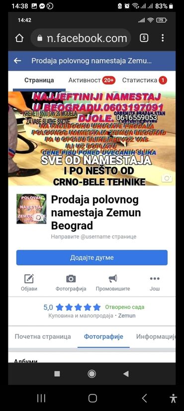 Sofe i kaučevi: Kreveti od 8500din do 13500din 20modela I polovan namestaj Zemun za — 10