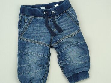 legginsy sportowe gym glamour: Denim pants, Reserved, 6-9 months, condition - Very good