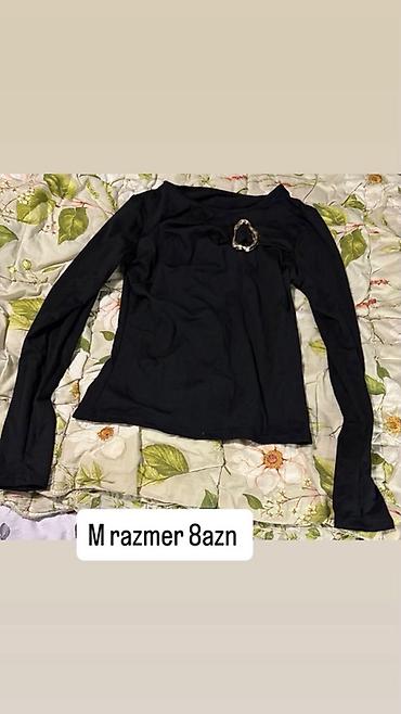 Qadın uzunqollu bluz kolleksiyası - Qara bluz – M ölçü, sinə lalafo.az -da Qadın uzunqollu bluz kolleksiyası - Qara bluz – M ölçü, sinə