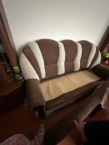 eboksit satilir: İşlənmiş, Divan-kravat, 2 kreslo, Bazalı, Açılan — 4